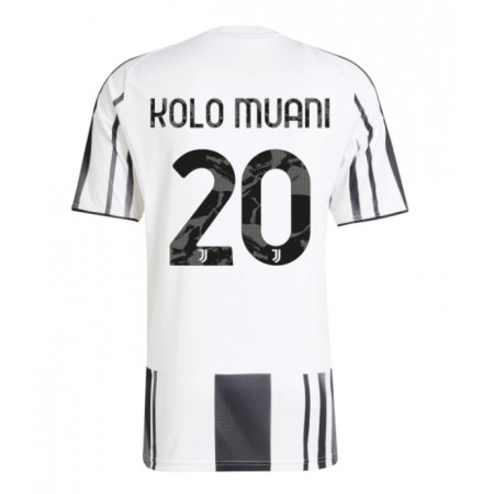 Fotbalové dresy Juventus Kolo Muani 20 Domácí Dres 2025-26 Krátký Rukáv Fotbalové dresy Juventus Kolo Muani 20 Domácí Dres 2025-26 Krátký Rukáv